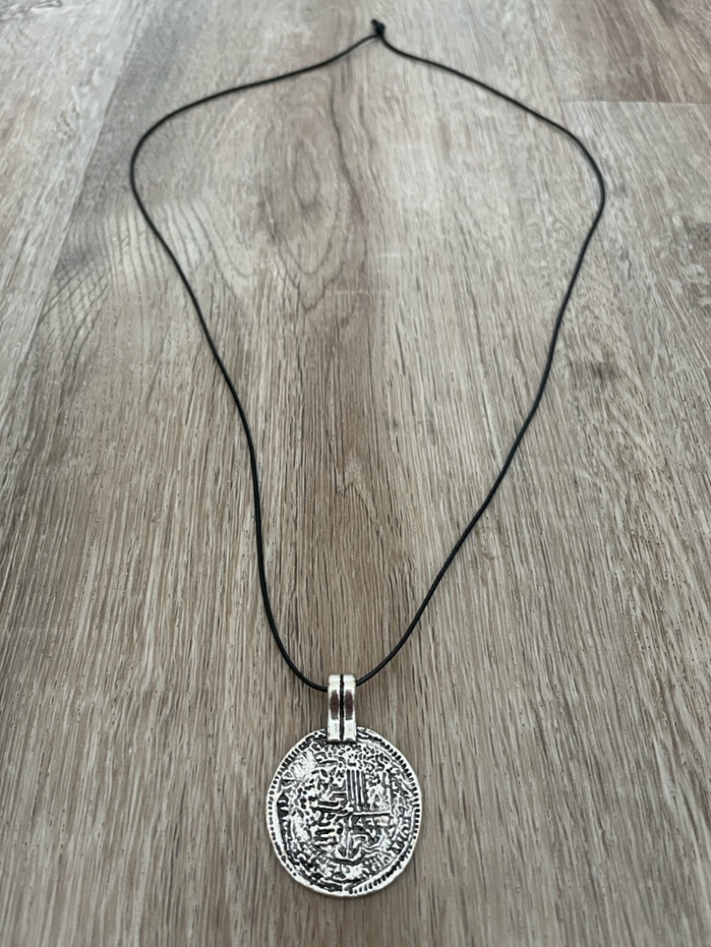 Handcrafted Silver Medallion Pendant Necklace